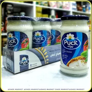 پنیر خامهای پوک 240 گرمPuck Cream Cheese Original 240g