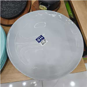 دیس گرد تخت 32 سانت دیوالی طوسی آرکوپال لومینارک اصل 1عددی