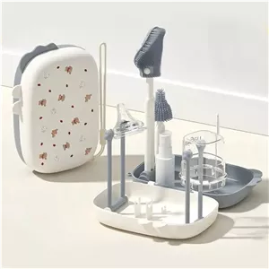 ست شیشه شور سیلیکونی و آبچکان چیکو Chicco