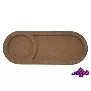 بیس MDF جای ماگ 16 میل بیضی 10 در 25 سانت