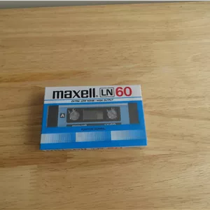 نوار کاست خام مکسل Maxell LN 60 اصل ژاپن پلمپ و کاملاً نو