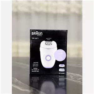 اپیلاتورسه کار براون مدل Silk-epil 3 BR-6688 با سری ماساژور و دو سرعت