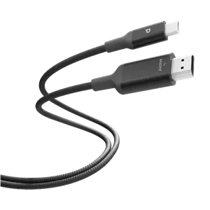 کابل تبدیل USB-C به HDMI پاورولوژی 2 متری 4K POWER SYNC WEAVE مدل PC028