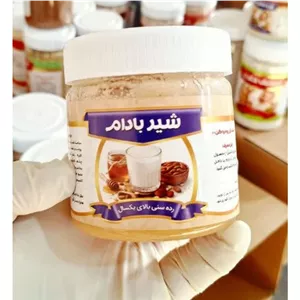 شیر بادام ارگانیک در بسته بندی (300)گرمی