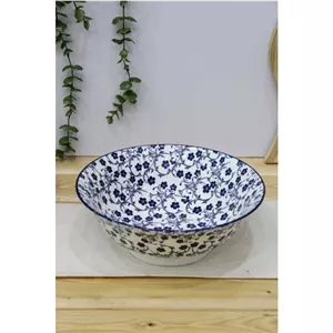 کاسه سالاد گل آبی