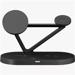 شارژر وایرلس رو میزی 5 کاره لولو LEVELO Premio 5 In 1 Wireless Charging Pad