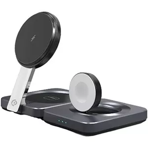 شارژر وایرلس رو میزی 3 کاره پاورولوژی Powerology Qi2-15W Magsafe PWCUWC027