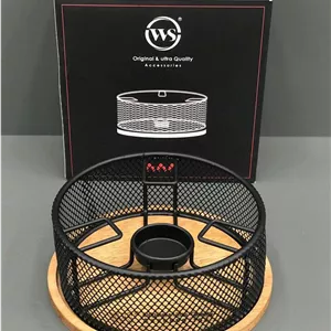 وارمر دایره طرح توری مشکی برند WS