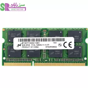 رم لپ تاپ DDR3L میکرون 1600MHz مدل MICRON MT16KTF1G64HZ-1G6E1 ظرفیت 8GB