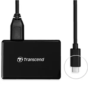کارت خوان ترنسند Transcend Type-C Card Reader RDC8 USB 3.1 Gen 1 مدل RDC8 ا Transcend Type-C Card Reader RDC8 USB 3.1 Ge