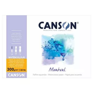 مقوا آبرنگ کانسون مدل مونتوال کد 300gsm سایز 25 × 16 سانتی متر بسته 16 عددی