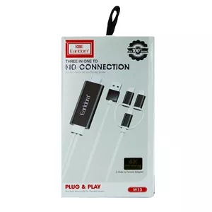کابل HDMI ارلدام مدل W13 کیفیت 4K