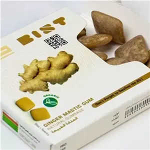 آدامس گیاهی سقز با طعم زنجبیل برند 20
