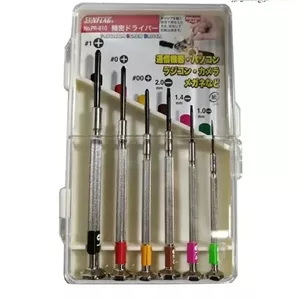 ست پیچ گوشتی ساعتی سان فلگ 6 عددی مدل PR-810
