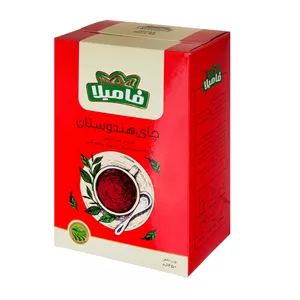 فامیلا چای شکسته نیم ریز زرین ممتاز 450 گرمی 10 عددی-140100792