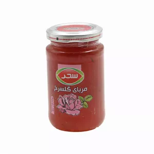 مربا گل محمدی شیشه 310 گرمی