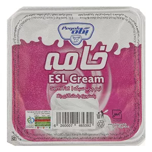 پگاه خامه فراپاستوریزه ESL لیوان چهارگوش 100 گرمی 30 درصد چربی-2121238