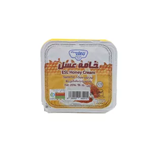 پگاه خامه عسل فراپاستوریزه ESL لیوان چهارگوش 100 گرمی-2121240