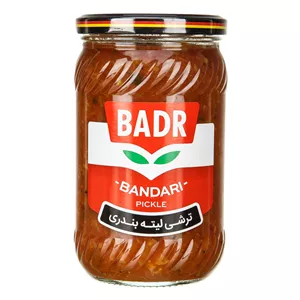 بدر ترشی لیته بندری شیشه630 گرم کد14022538