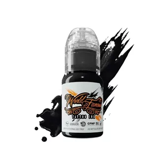 رنگ تاتو ورد فیمس اوت لاینینگ اینک WORLD FAMOUS INK مشکی آوت لاینینگ OUTLINING INK حجم 15 میل رنگ تتو 