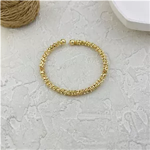 دستبند زنانه بنگل مینیمال مدل خاویاری کد B5348