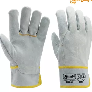 دستکش ساق کوتاه تمام چرم کف ساده (20 جفت)