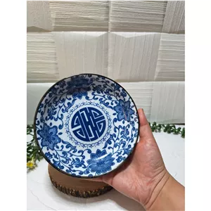 کاسه پذیرایی قلم آبی