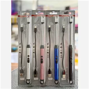 فندک شارژی دارای کابل usb جرقه زن 