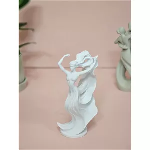 مجسمه دکوری بانو در باد رو میزی