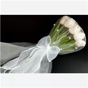 دسته گل لاله عروس بیست شاخه(ارسال رایگان)