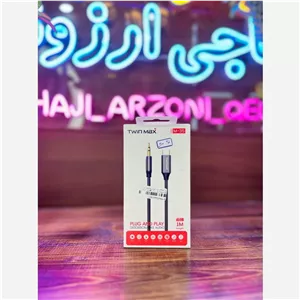 کابل تبدیل USB-C به AUX تویین مکس مدل M-35 طول 1 متر