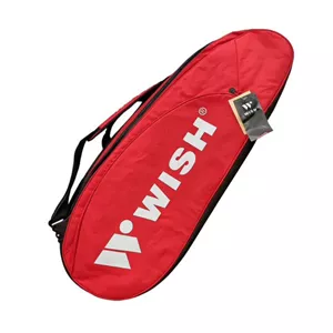 بگ راکت تنیسی حرفه ای wish قرمز با نوشته ی سفید