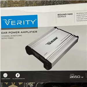  آمپلی فایر وریتی مدل V-A6404 کانال توان 2400 وات تصویر آمپلی فایر وریتی مدل V-A6404 4 کانال توان 2650 وات 