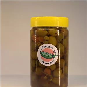 ترشی زیتون عسلی 600 گرمی