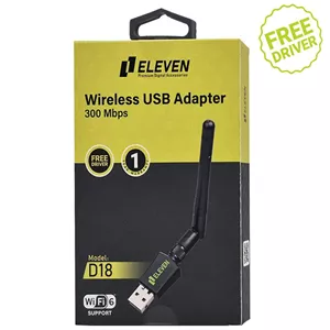 کارت شبکه وایرلس ELEVEN D18 300Mbps Free Driver