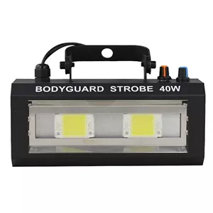 فلاشر رقص نور بادیگارد LED 40W نور سفید بدنه فلزی