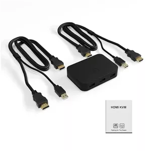 سوییچ KVM دو پورت HDMI همراه با کابل رویال