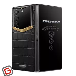 گوشی ورتو مدل AlphaFold Bespoke Alligator Skin Gold I ظرفیت 1 ترابایت و رم 16 گیگابایت — مشکی