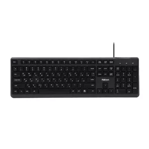 کیبورد باسیم Hatron مدل HK190 - مشکی