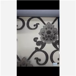 پرده زبرا دو مکانیزه گل داماس
