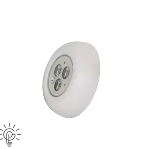 چراغ استخری روکار فلت الومینیوم 3لامپ LED ضد اب (3W) تک رنگ EMAX کد1351کیفیت بالا و قیمت مناسب