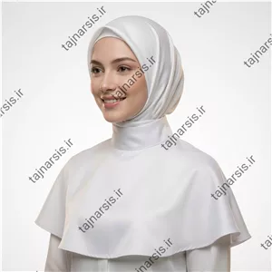 یقه حجاب ساده کد1