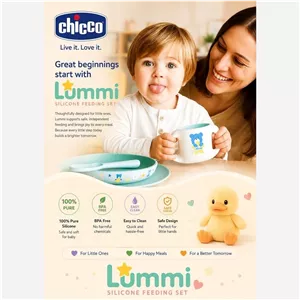 ست غذاخوری سیلیکونی چیکو Lummi