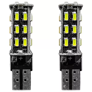 لامپ کوچک چراغ جلو خودرو تک حالته بست یدک مدل 28 تایی یخی کد SMD پایه تک کنتاک مناسب برای سمند سورن بسته 2 عددی