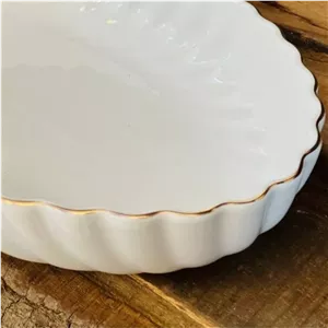 تابه چینی کارمن مدل لب طلایی