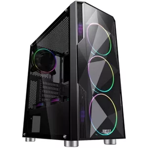کیس کامپیوتر اوست GT AV02 BG ARGB Mid Tower مشکی