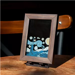 آینه مستطیل طرح شب پر ستاره