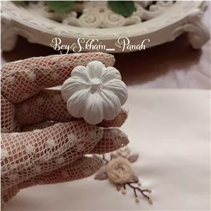 بیس خام کدو حلوایی پینترستی مینیاتوری دکوراتیو آماده ارسال 
