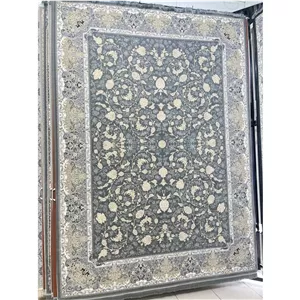 فرش ماشینی افشان طلاکوب 9متری 700شانه صد درصد اکریلیک کاشان کد5009