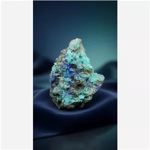 سنگ راف آزوریت مالاکیت خوش رنگ